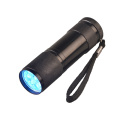 Entrega rápida mini bolso 395nm Ultra Violet LED Blacklight UV lanterna de lanterna UV